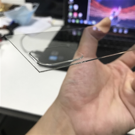 手机后盖凸台精密蚀刻加工 出售玻璃蚀刻片 手机3D蚀刻片热销