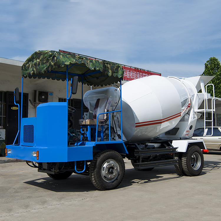 小型三轮搅拌车时风三轮18方混凝土搅拌罐车三轮商砼车搅干料