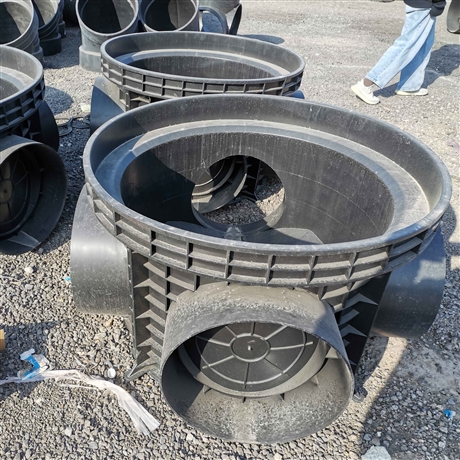 现货陕西联塑pe检查井厂家pe塑料成品检查井hdpe雨污水检查井