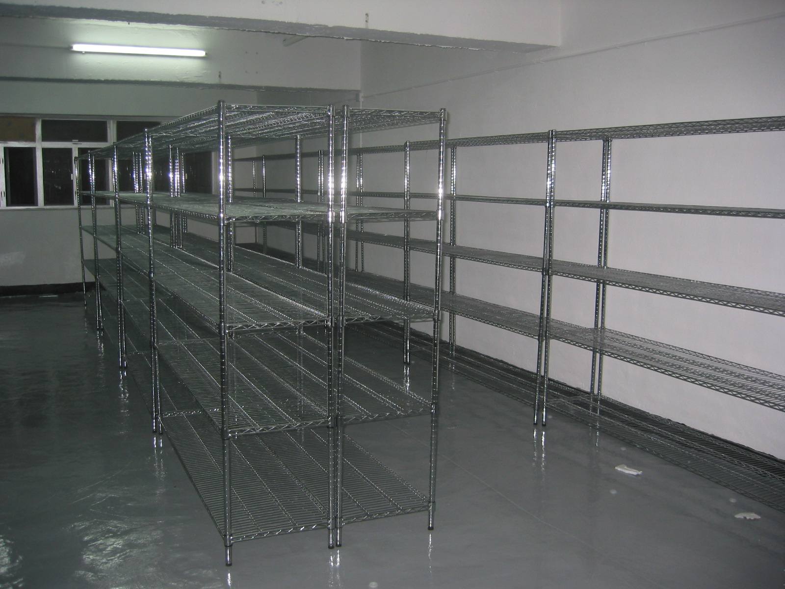 镀铬架不锈钢镀铬层仓库物料架