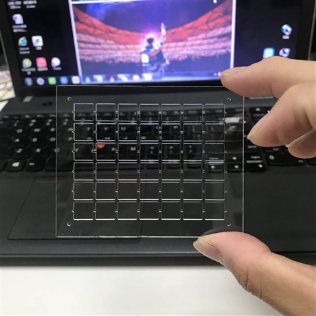 东莞健鸿led芯片蚀刻玻璃 玻璃蚀刻 可来图打样