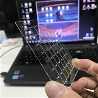 健鸿电子玻璃盖板精密蚀刻 玻璃蚀刻厂 精密玻璃芯片加工