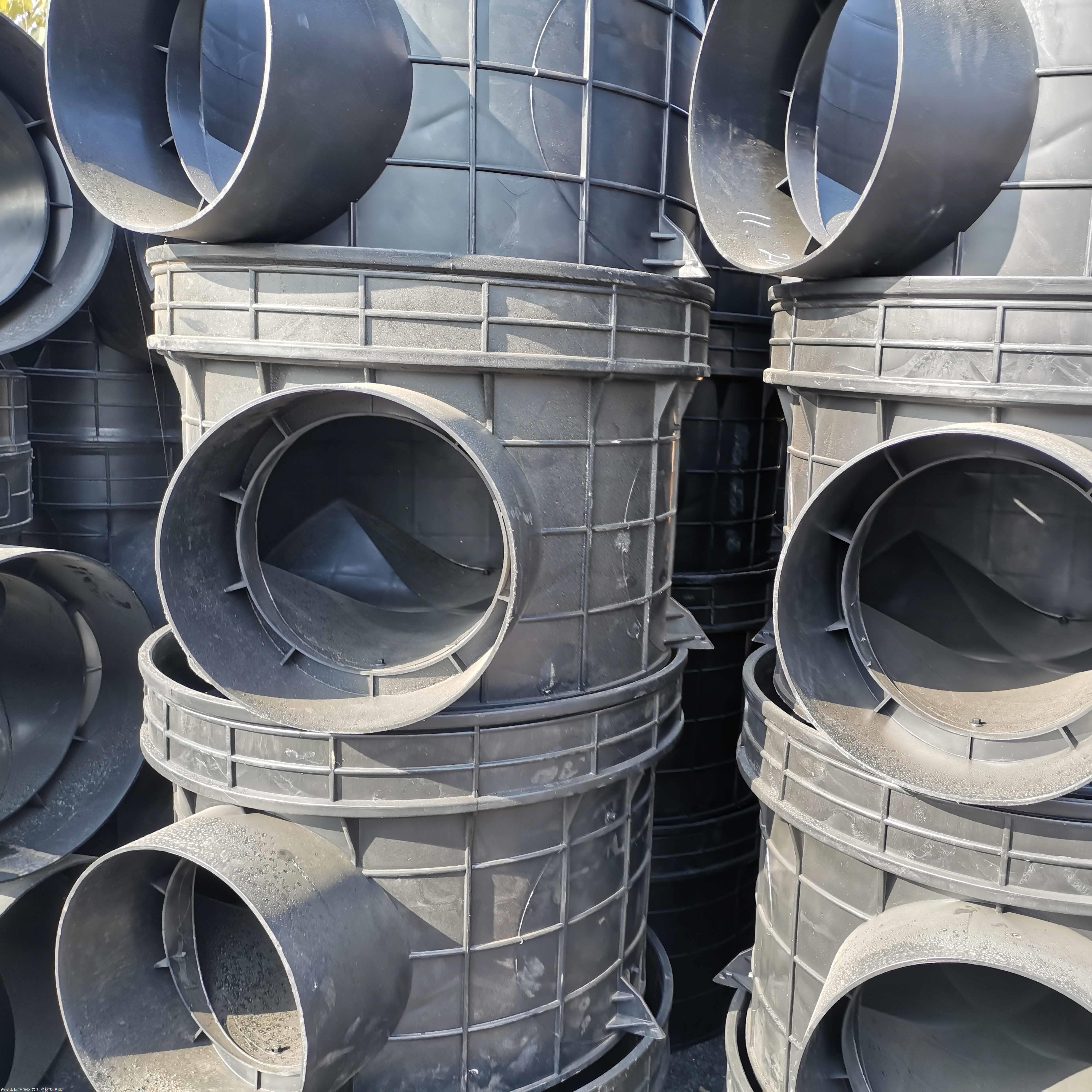 陕西三原联塑厂家供应pe检查井hdpe市政检查井pe排水检查井