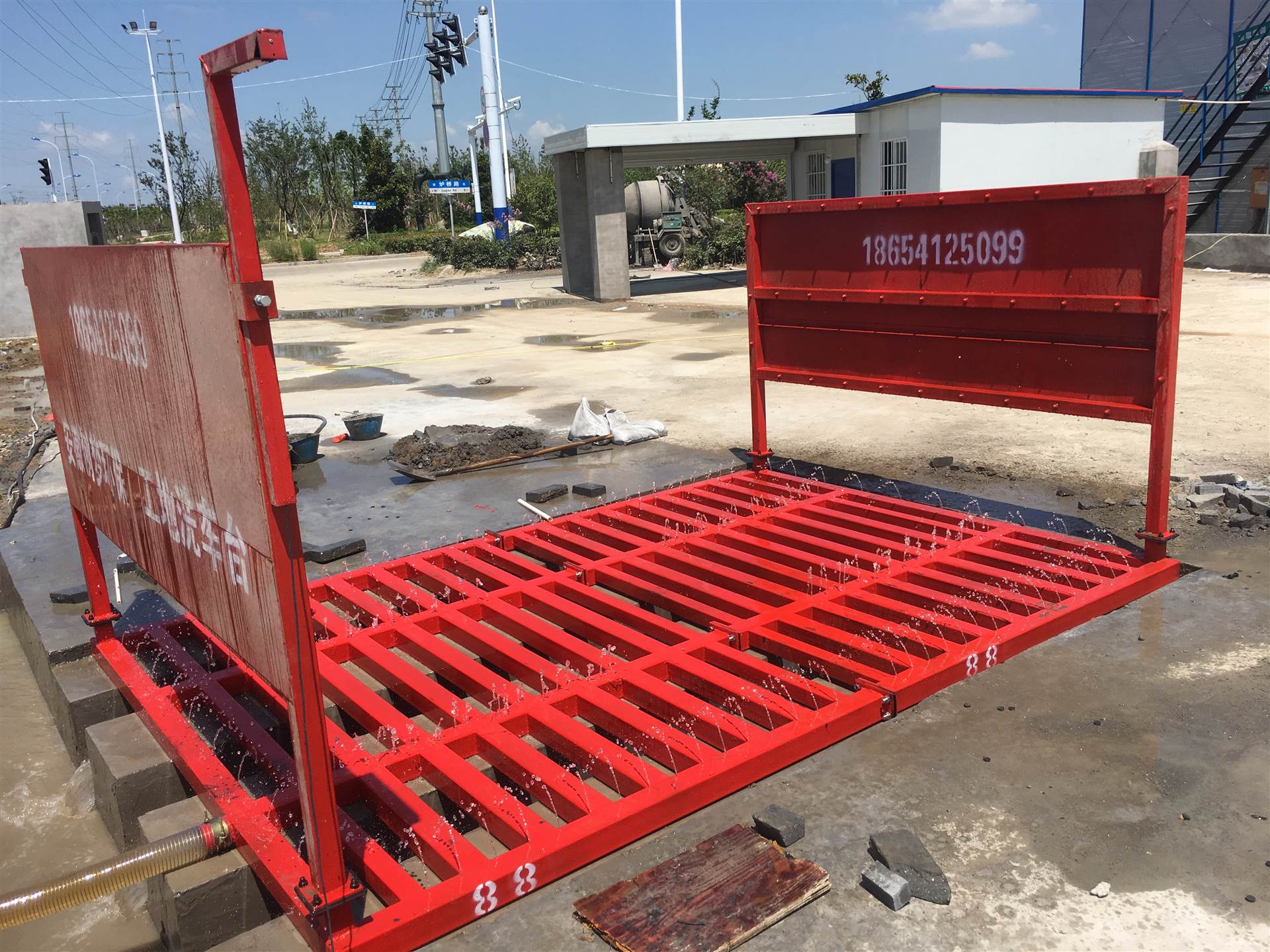 泉州工地泥土车冲车设备