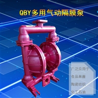 QBY气动隔膜泵两寸化工泵QBY-50日化品洗洁精输送泵