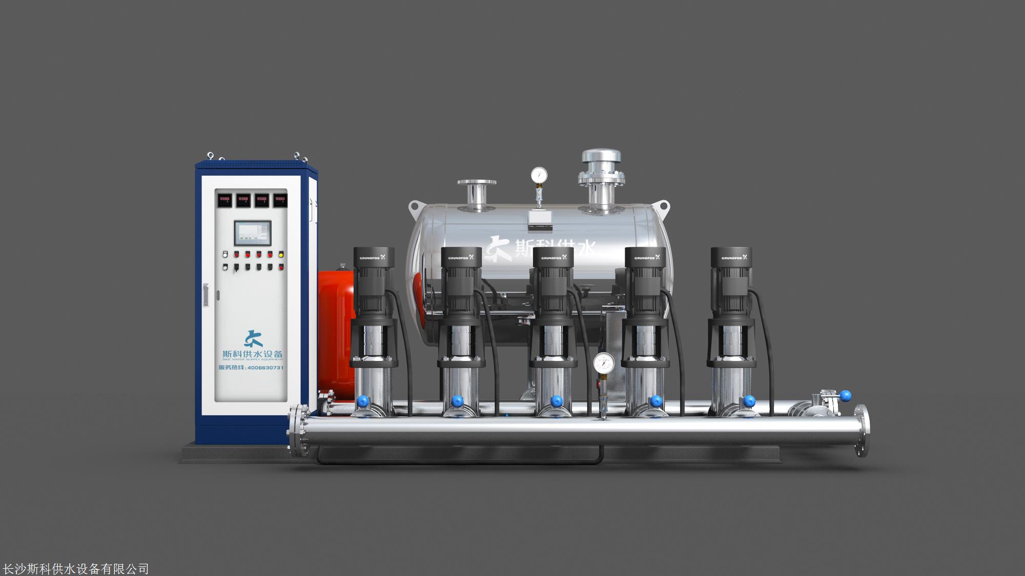 无负压供水设备智慧泵房