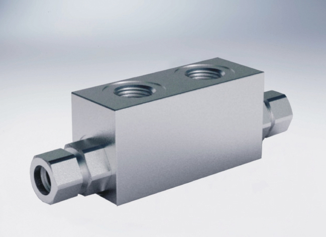 山东泽荣先导式双单向阀12mm铰接式