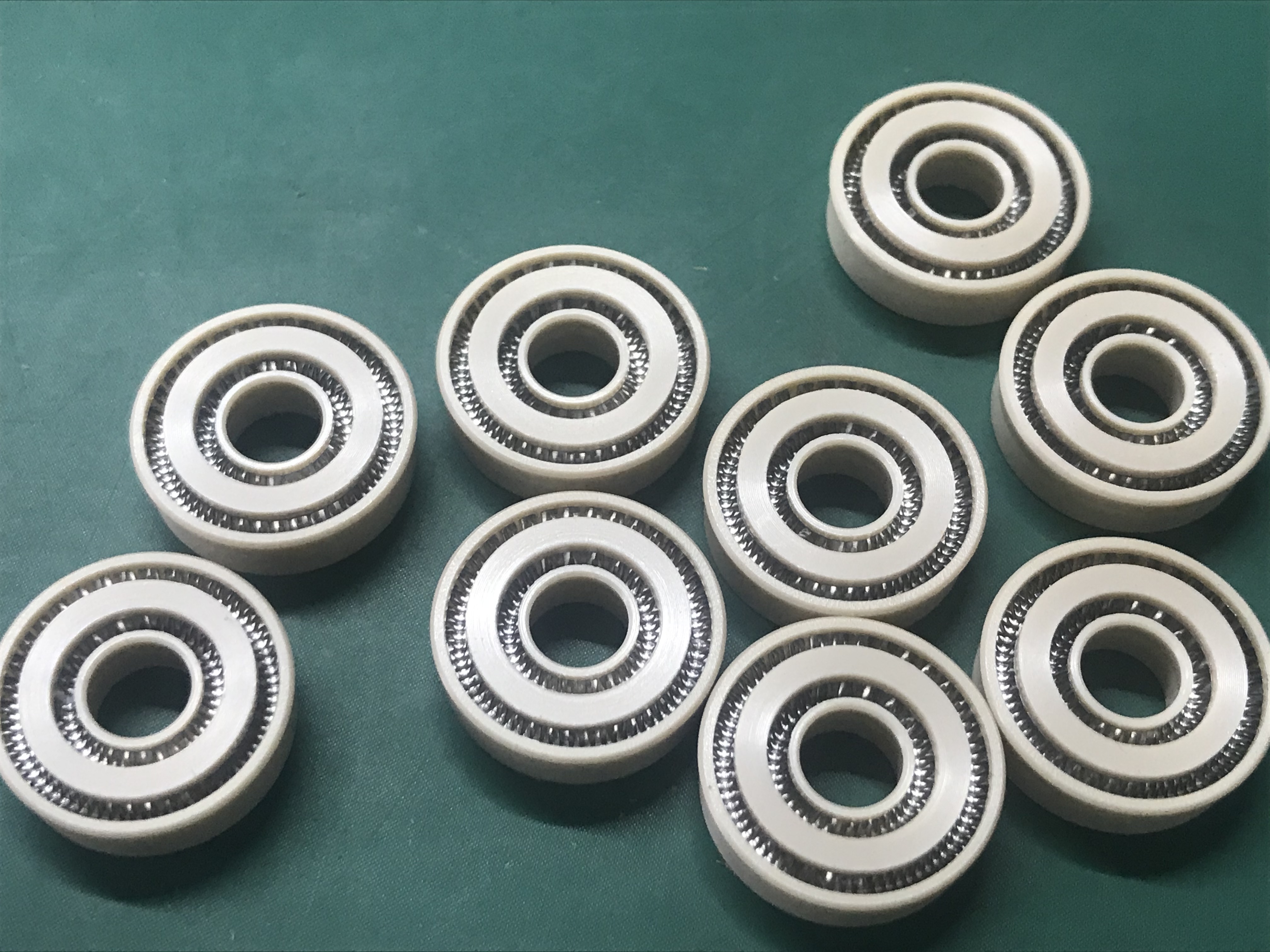 耐腐蚀灌胶阀泛塞密封圈厂家订制黄色upe打胶机弹簧泛塞密封圈