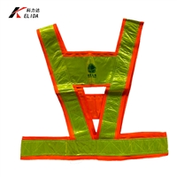 科力达KLD-工字马甲黄色反光背心 电工工作服 反光衣工字马甲