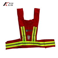 科力达KLD-反光工字马甲 红色马甲反光衣 5M反光材料 电工马甲