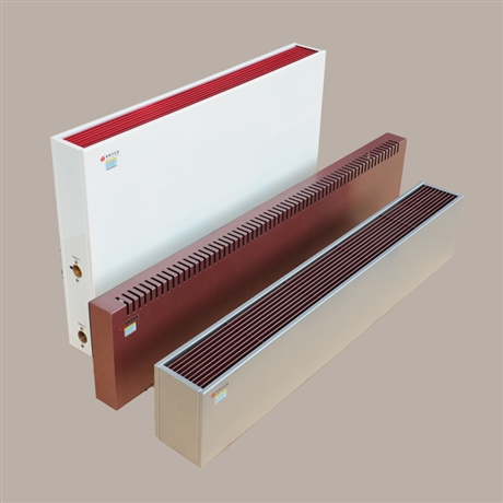 丹帝 风机盘管铜管对流散热器 定制铜管铝翅散热器