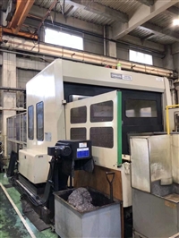 日本东芝1米双工作台二手卧式加工中心BMC-100E
