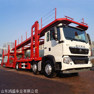 高配置双层轿运车8位12位车辆运输半挂车出售价格