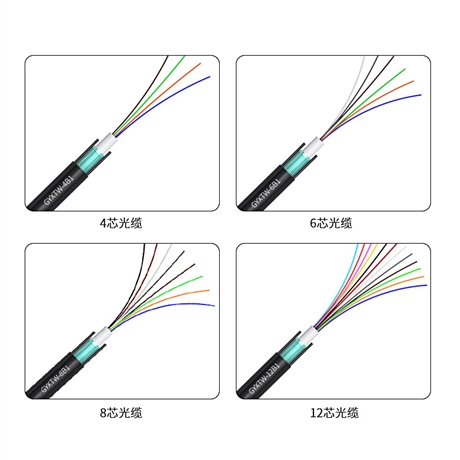阜康室外阻燃光缆 库尔勒GYXTW中心管8芯单模架空光缆厂商