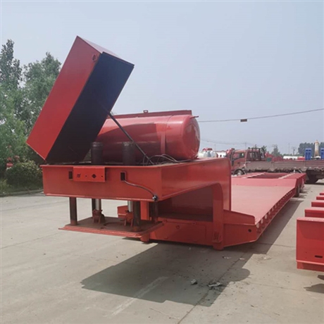 四线八轴 五线十轴 六线十二轴低平板半挂车 可抽拉拼接转向 