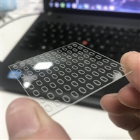 东莞黄江光学玻璃切割工艺 玻璃激光切割 健鸿高透玻璃切割片