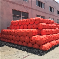 水电站两半式拦污浮排河道拦污浮筒型号