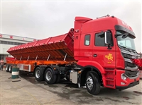  11米侧翻自卸半挂车 新型标箱自卸挂车 配置富华车桥价格