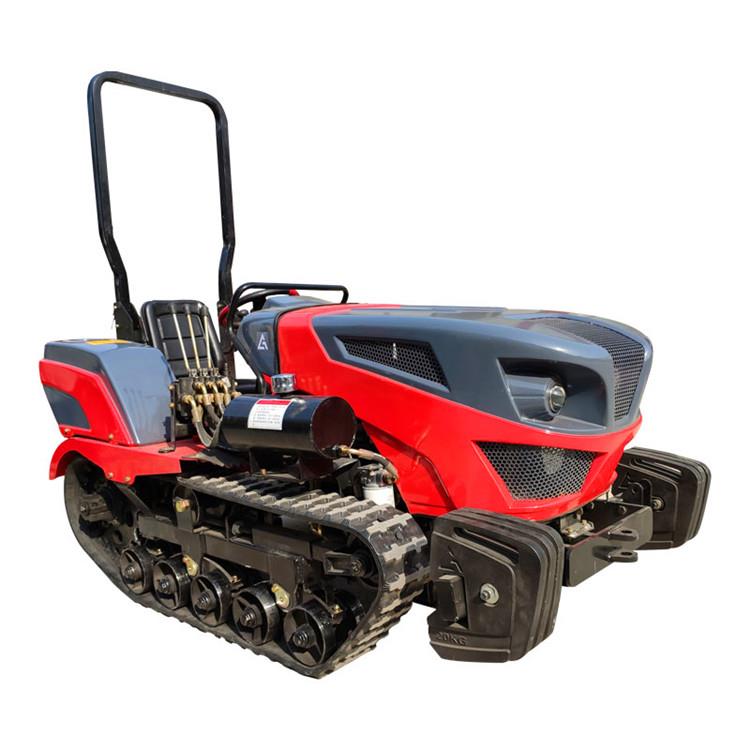 50马力翻耕松土犁地机 田园管理履带拖拉机 小型爬坡耕地机