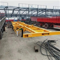 40英尺轻型骨架半挂车 轻量化危险品骨架半挂车 上户碟刹桥