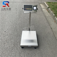 赤峰电子秤TCS-100kg 304不锈钢台秤 带不干胶标签打印功能