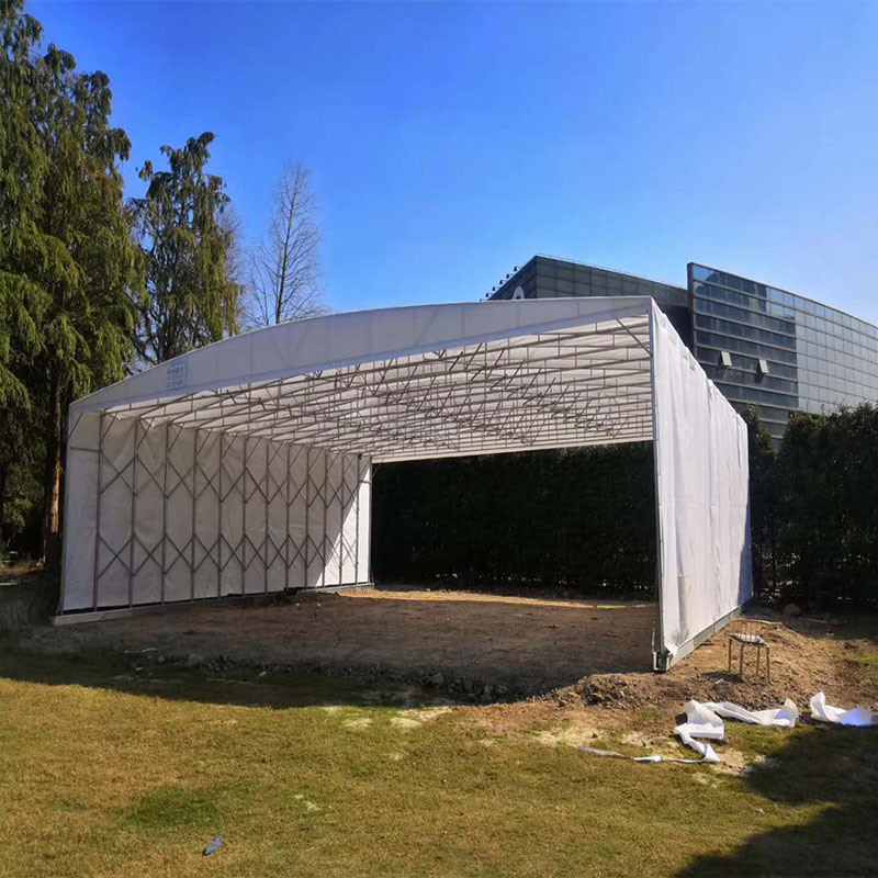 温州文成活动遮阳棚电动货运储物推拉篷