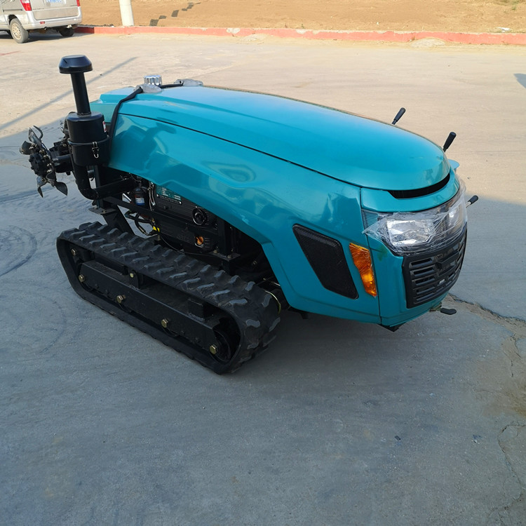 履带旋耕机 农用柴油35马力耕地机 遥控式开沟回填机 田园管理机