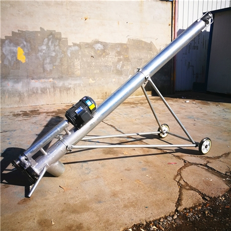 沼气池清理吸粪机 加长定制螺旋式抽粪机 可移动绞龙式排污机