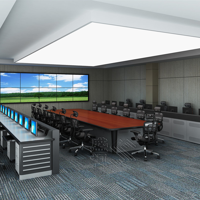 中山盛视监控控制台 控制中心操作台 的新颖设计更吸引人