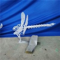 铁艺蜻蜓雕塑 不锈钢蜻蜓雕塑 铁艺雕塑加工厂家