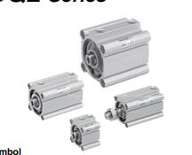 CDQ2B40-20DZ,SMC薄型气缸有安装磁性开关