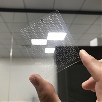 陕西激光切割圆形图案玻璃片 玻璃激光切割 健鸿