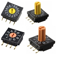 拨码编码器贴片开关型号FR02FC16P现货SMT旋转开关FR02-FR16