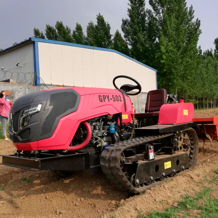农田旋耕机开沟机50马力履带式旋耕起垄一体机金禾制造