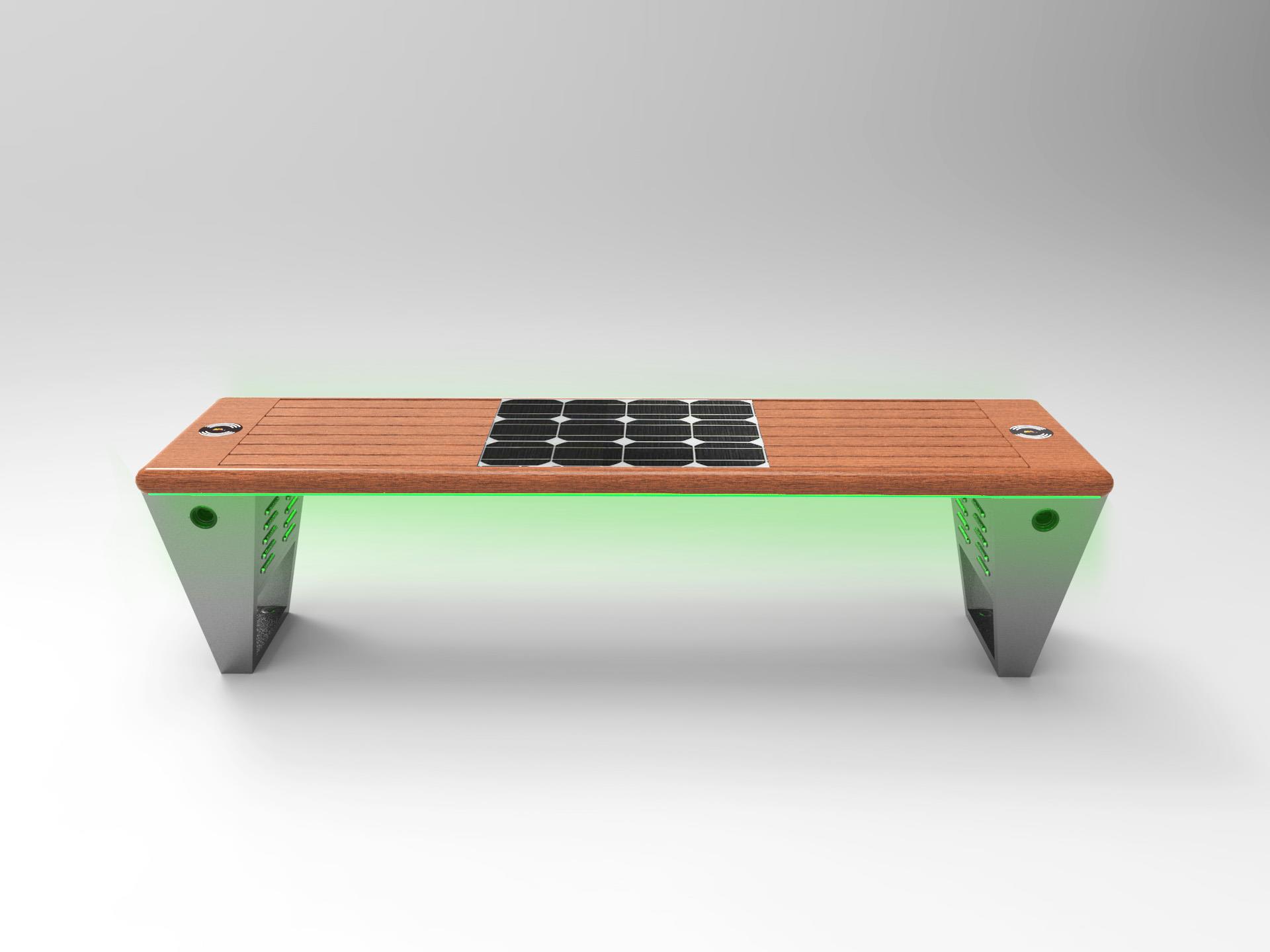 珠海户外公园智慧座椅太阳能智能椅太阳能椅厂家直销