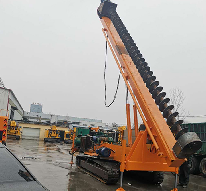 步履式螺旋打桩机 德信 厂家直销 售后无忧