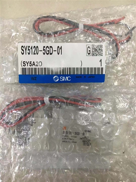 标准DC24V电压SY5120-5G-01 SMC电磁阀