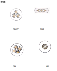JHS防水电缆型号3*35+1*10潜水泵电源电缆