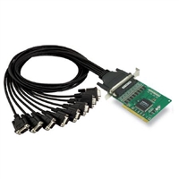 MOXA CP-168U 8 端口 RS-232 通用 PCI 串口卡 多用户卡