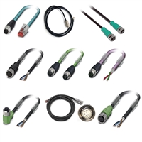 Posital德国编码器线缆10米长PUR屏蔽电缆5针A码CBL-M12D