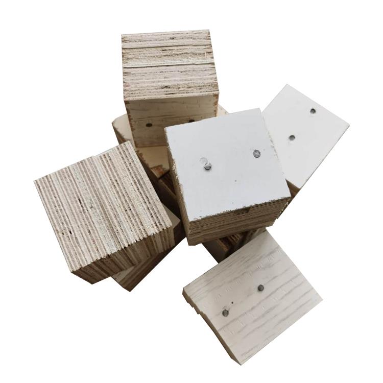 山东宇华厂家出售 胶合板脚墩 包装板垫脚 纸芯木塞