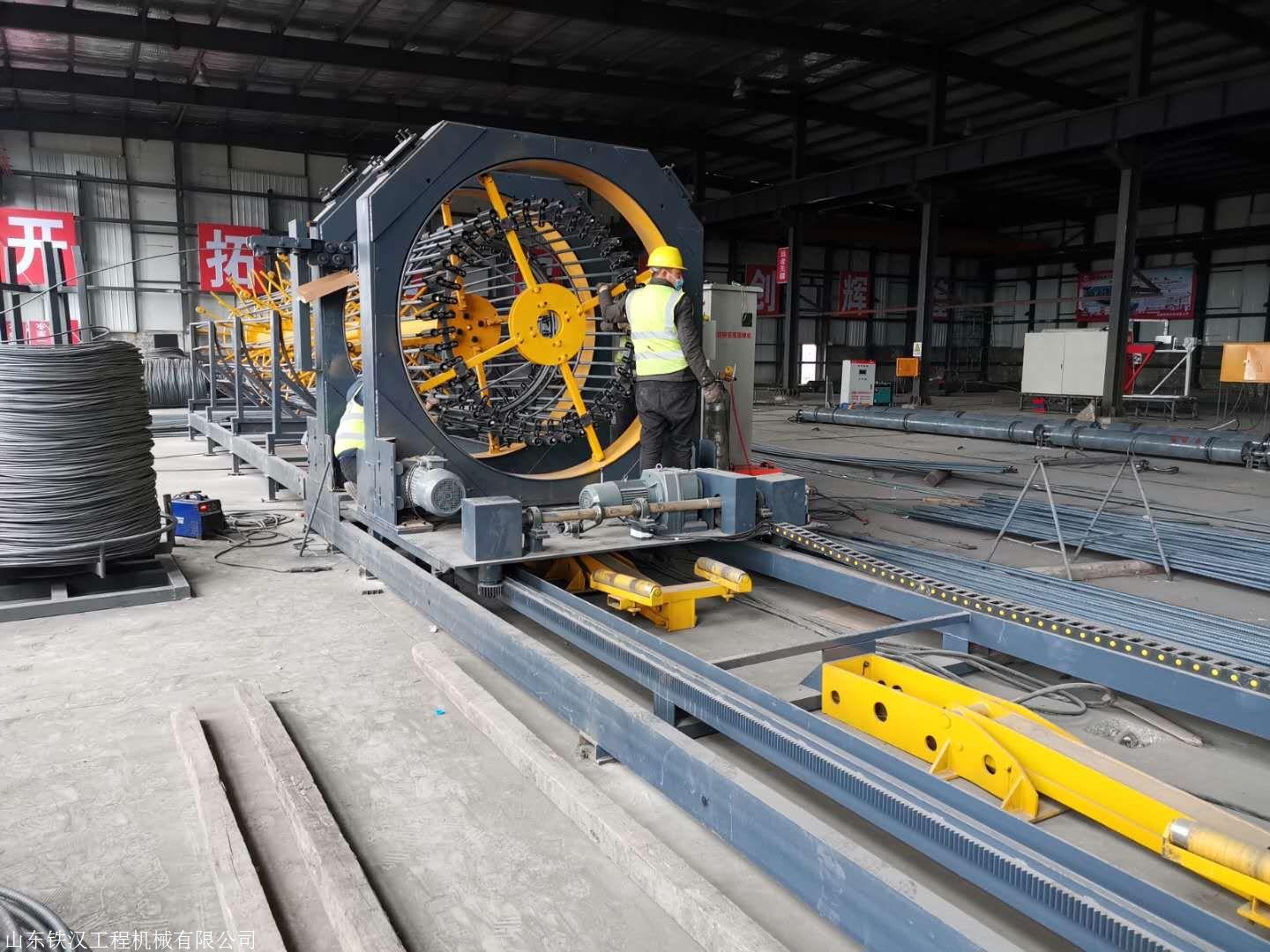 钢筋笼滚焊机 半自动钢筋笼滚焊机 钢筋笼滚焊机型号 铁汉