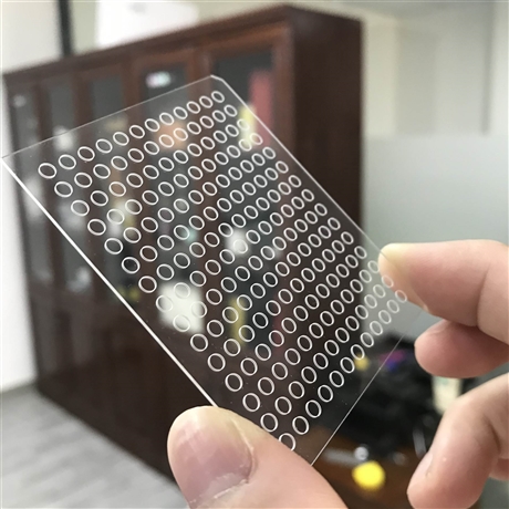 白片玻璃激光切割加工生产 玻璃激光切割 健鸿电子