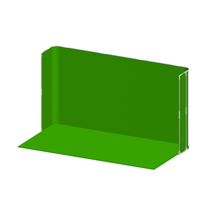 便携移动抠像绿箱 U型可拆卸移动抠像幕布 微电影抠图虚拟蓝绿箱