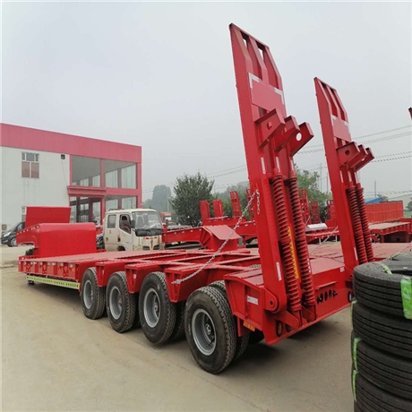 出口低平板半挂车新品上市车型