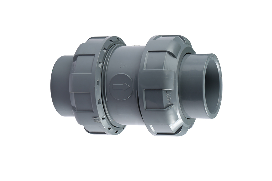 cpvc双由令止回阀 cpvc活接止回阀 cpvc球芯止回阀