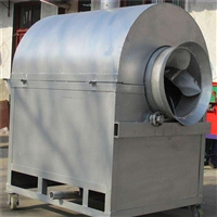 电加热不锈钢炒货机直销 大产量炒芝麻花生炒锅民安