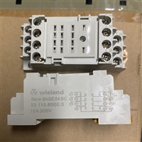 威琅继电器底座Wieland德国品牌14脚导轨安装插座33.113.0121.9