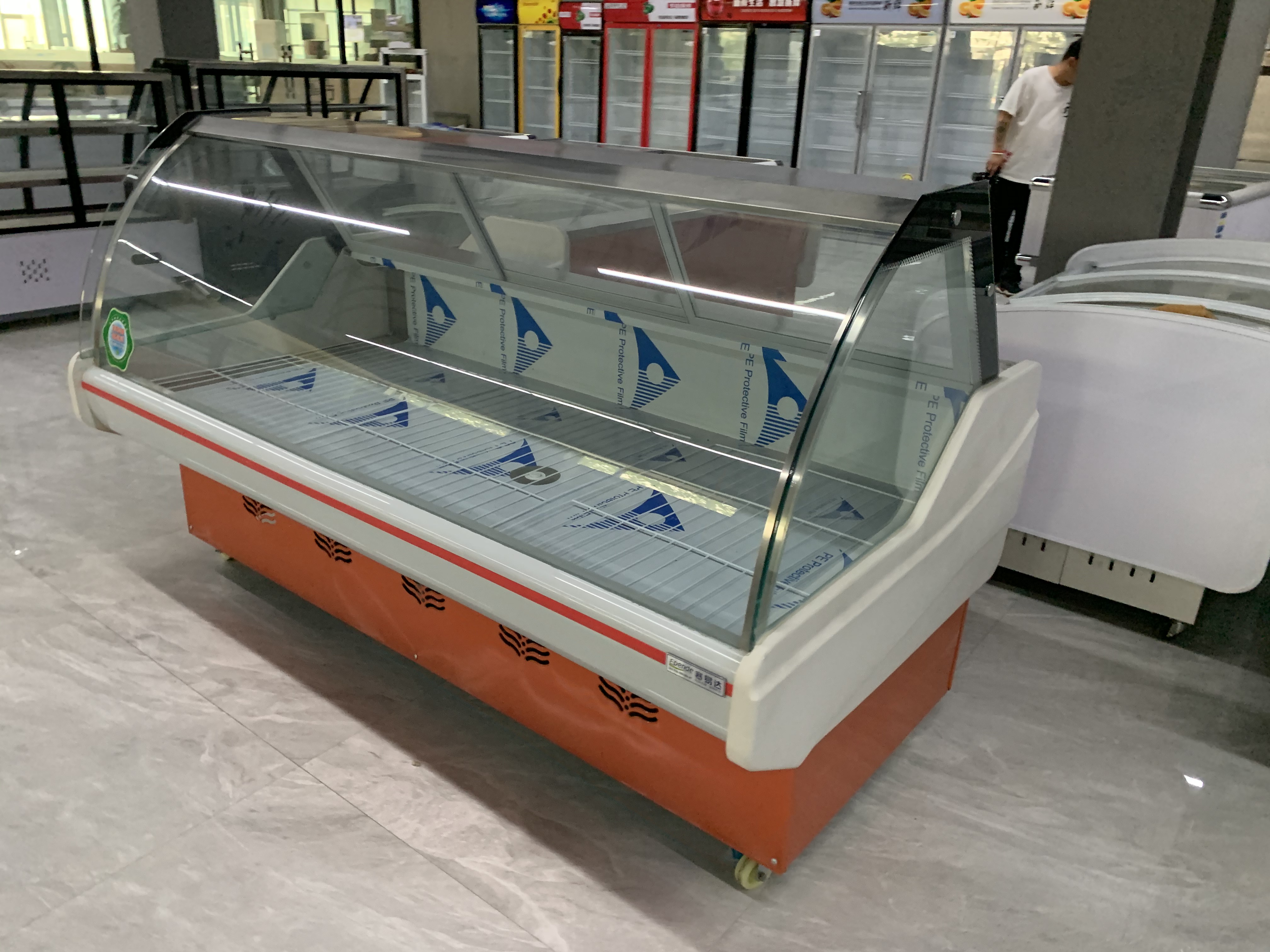 熟食展示柜  保鲜熟食展示柜  玻璃罩熟食展示柜