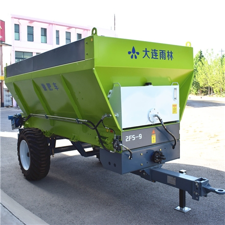 8方双圆盘粉末状撒粪车 撒施机施肥设备